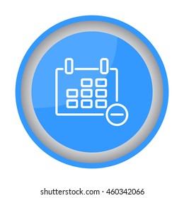 Web line icon. Calendar