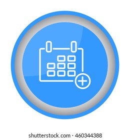 Web line icon. Calendar