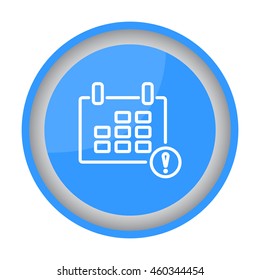 Web line icon. Calendar