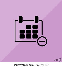 Web line icon. Calendar