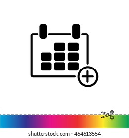 Web line icon. Calendar
