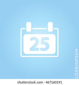 Web line icon. Calendar