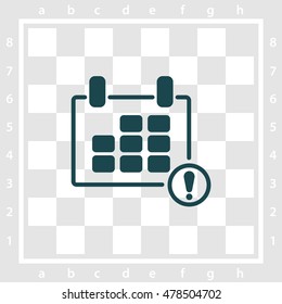 Web line icon. Calendar