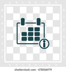Web line icon. Calendar