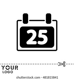 Web line icon. Calendar