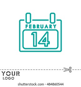 Web line icon. Calendar