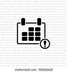 Web line icon. Calendar