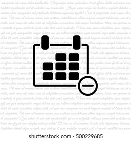 Web line icon. Calendar
