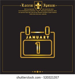 Web line icon. Calendar