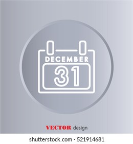 Web line icon. Calendar