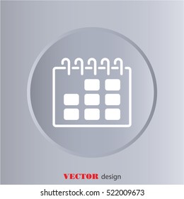 Web line icon. Calendar