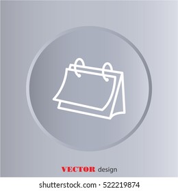 Web line icon. Calendar