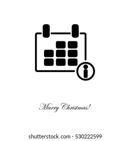 Web line icon. Calendar