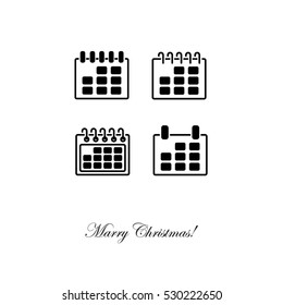 Web line icon. Calendar