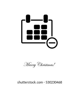 Web line icon. Calendar