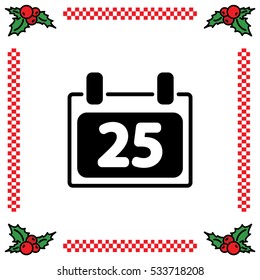 Web line icon. Calendar