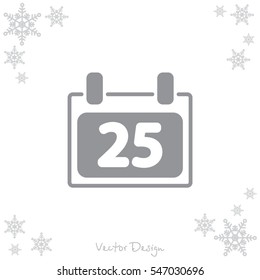 Web line icon. Calendar