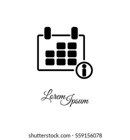 Web line icon. Calendar