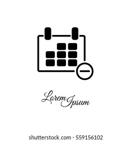 Web line icon. Calendar