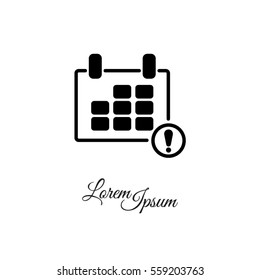 Web line icon. Calendar