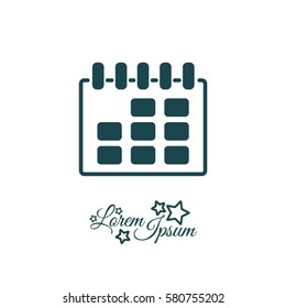 Web line icon. Calendar