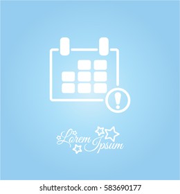 Web line icon. Calendar