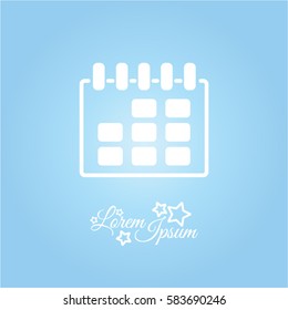 Web line icon. Calendar