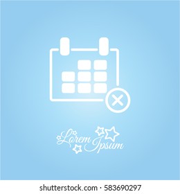 Web line icon. Calendar