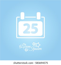 Web line icon. Calendar