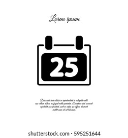 Web line icon. Calendar