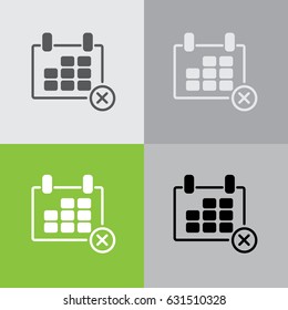 Web line icon. Calendar