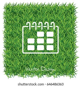 Web line icon. Calendar