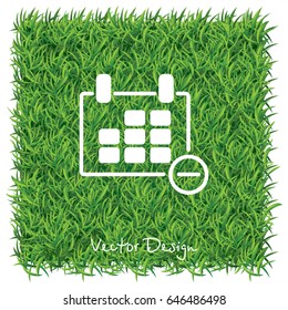 Web line icon. Calendar
