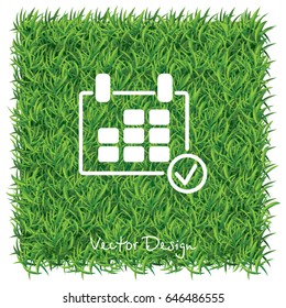 Web line icon. Calendar