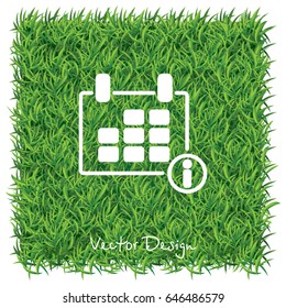 Web line icon. Calendar