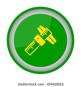 Web line icon. Caliper