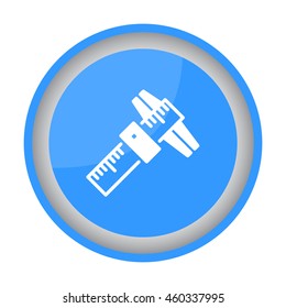 Web line icon. Caliper