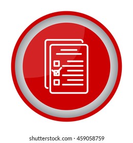 Web line icon. Checklist