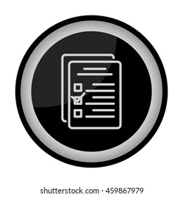 Web line icon. Checklist