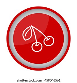 Web line icon. Cherry