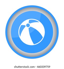 Web line icon. Children's ball, baby toy