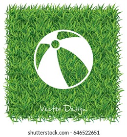 Web line icon. Children's ball, baby toy