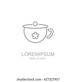 Web line icon. Children's potty