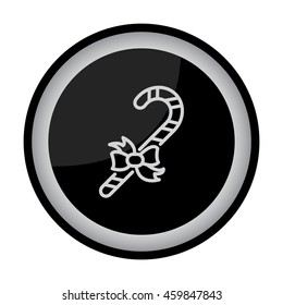 Web line icon. Christmas candy