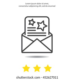 Web line icon. Christmas Greetings, Christmas card