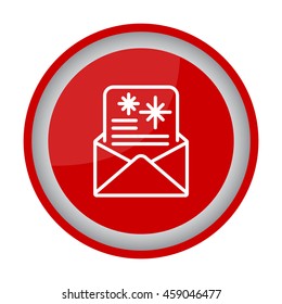 Web line icon. Christmas Greetings, Christmas card