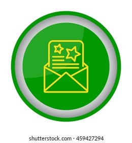 Web line icon. Christmas Greetings, Christmas card