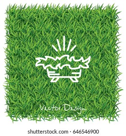 Web line icon. Christmas nursery, nativity scenes