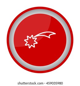 Web line icon. Christmas Star, star of Bethlehem