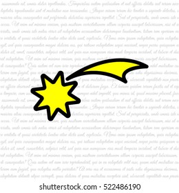Web line icon. Christmas Star, star of Bethlehem